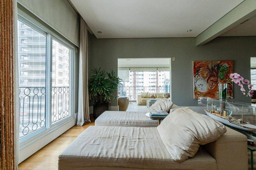 Imagem 12 de 30 de Apartamento Mobiliado, Super Sofisticado, Com 4 Dormitórios Para Alugar, 552 M² Por R$ 54.000/mês - Itaim Bibi - São Paulo/sp - Ap4247