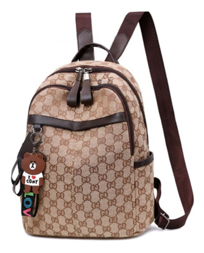 Bolsa Mujer Cafe Cony  Backpack Mochila