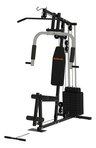 Multigimnasio Athletic 370m 50kg Estructura Negro/gris