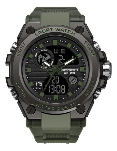 Ddmispo Hombre Reloj Sanda Waterproof Militar Táctico Reloj