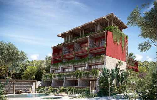 Departamento En Venta En Tulum, Quintana Roo, Alquimia, Tipo Penthouse, En Avenida Principal De Tulum