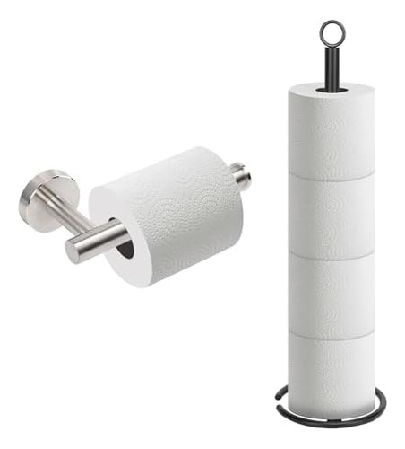 Combo De Soporte De Papel Higiénico, 1 Soporte Para Papel Hi