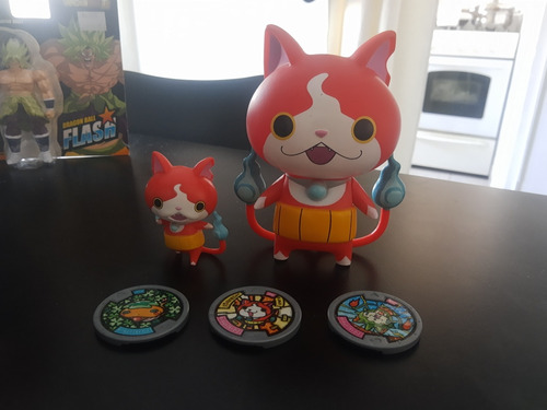 Yokai Watch Jibanyan Figuras Y Medallas Lote