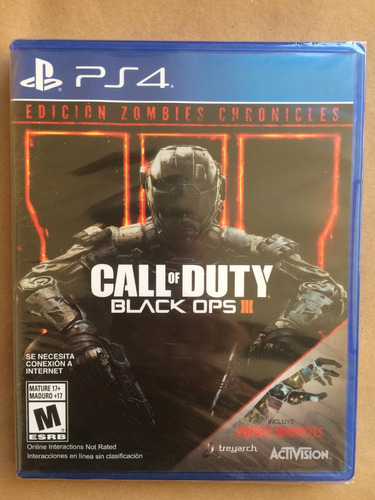 Call Of Duty Black Ops 3 Zombies Ps4 Nuevo Sellado Envíos.