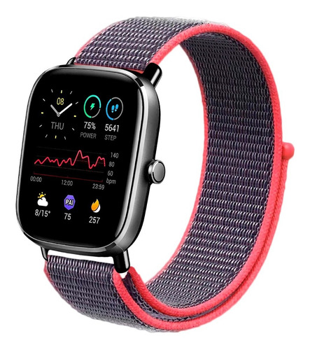 Correa De Nylon D Lujo Para Amazfit Gts 2 Mini Coral