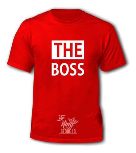 Polera Parejas, The Real Boss, Enamorados, Love, Amor / King