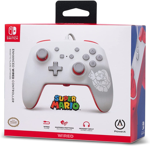 Controles Nintendo Switch Alambrico Power A Pokemon Mario Et