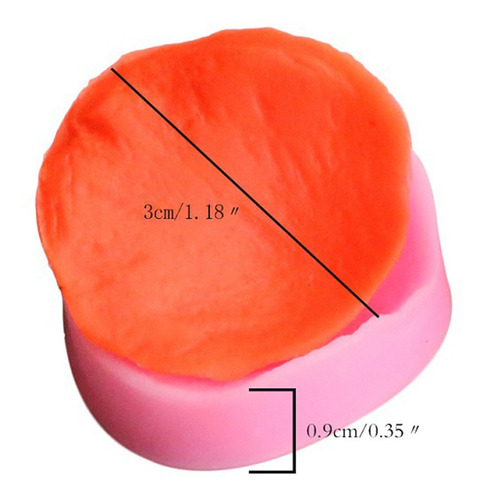 Moldes De Fondant De Silicona De Veteado De Flor De Goma Par