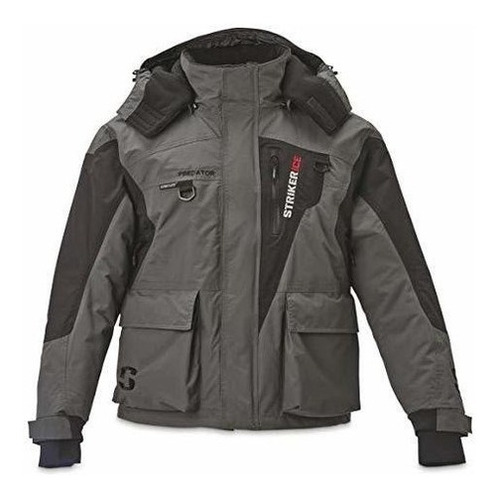 Chaqueta De Striker Ice Predator Gris /negro, En Grande