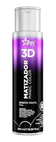 Magic Color Gloss 3d Tradicional - Efeito Prata 500ml 