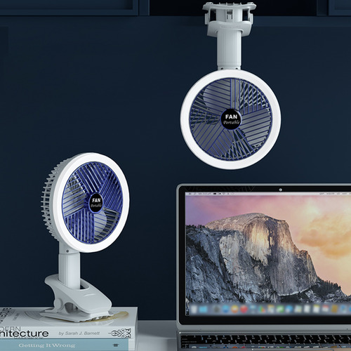 Ventilador Portátil De 4 Pulgadas: Con Clip, De Escritorio,