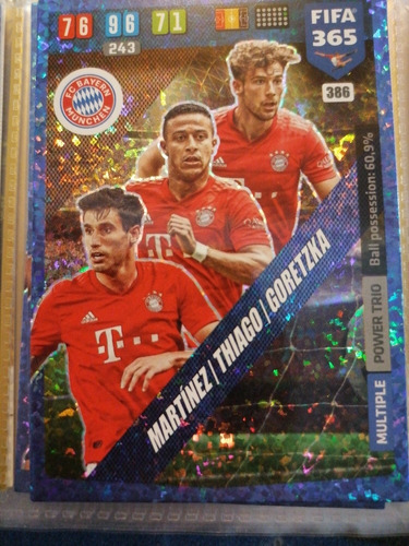 Carta Adrenalyn Fifa 365 2020 / Bayern Munchen