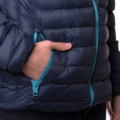 Imagen 5 de 7 de Campera Ruge Puff Light C/ Capucha Hombre Futbol