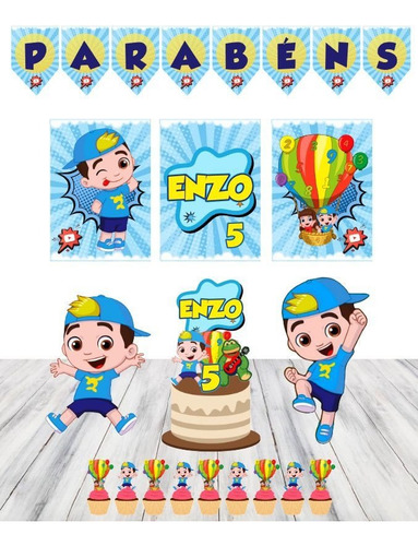 Kit Festa Em Casa Só Um Bolinho Luccas Neto