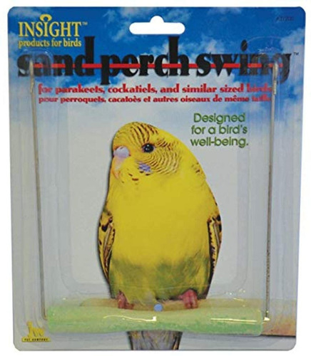 Jw Pet Company Insight Sand Perch Swing Bird Toy, Small, Ass