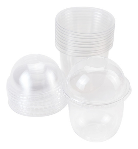 Vasos De Postre Desechables Para Pudín, 100 Unidades, 360 Ml