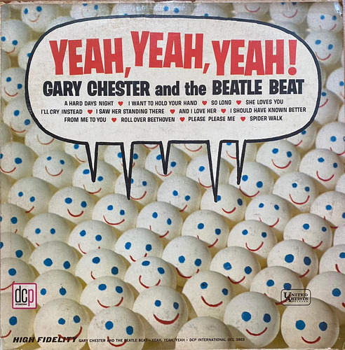 Disco Lp - Gary Chester / Yeah, Yeah, Yeah. Compilación 