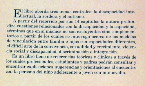 Schorn La Capacidad En La Discapacidad Sordera Y Autismo