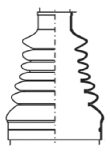 Fuelle Homocinetica Lado Rueda Peugeot 206 207 208 2008 301 