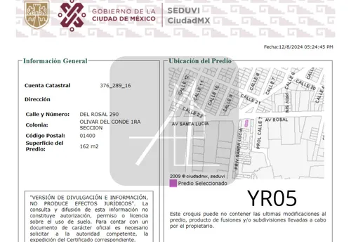 Casa En Venta En Olivar Del Cond, Calle 28 #92, Älvaro Obregón,cdmx Yr05 -ru