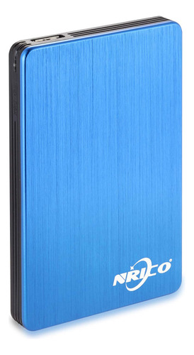 Nrico Disco Duro Externo Portátil De 500 Gb Usb 3.0 Hdd De. Color Azul