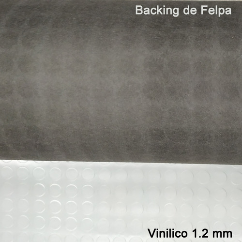 Imagen 4 de 8 de Piso Vinilico 1,2mm Tipo Moneda Con Felpa En Rollo
