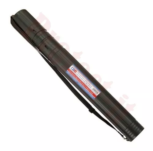 Tubo Portaplanos Sherglass 65 Cm Negro Paquete De 2 Piezas