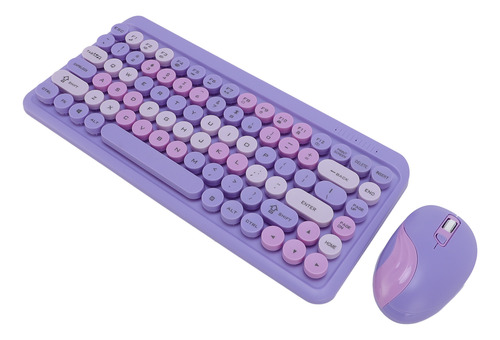 Combinación De Teclado Y Ratón Inalámbricos Pink Computer De