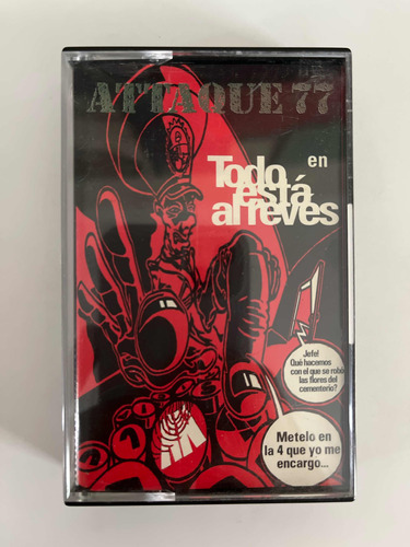 Atraque 77 Todo Está Al Revés Cassette Nuevo