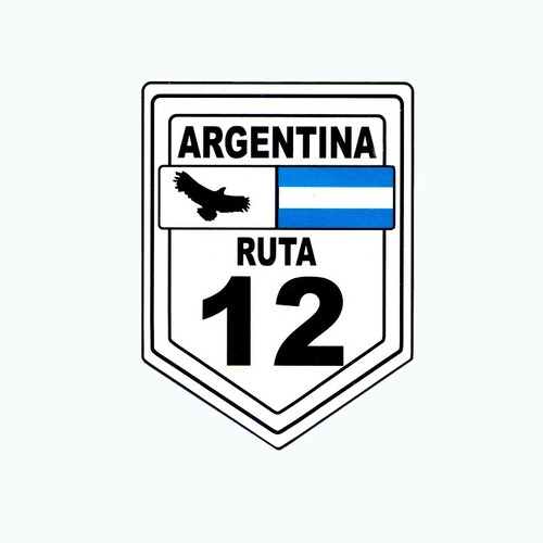 Adesivo Ruta 12 Argentina -rn12  Refletivo