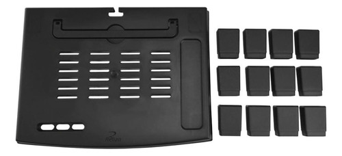 Suporte Para Monitor De Mesa 4 Níveis Reliza Ergodesk Preto