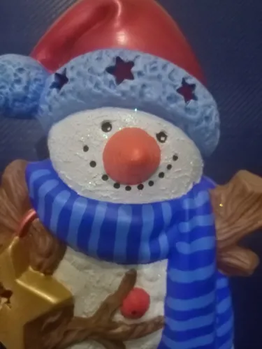 Muñeco de online nieve pintado