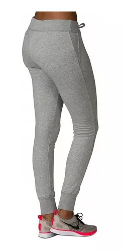 Pantalón Buzo Nike Mujer Slim Fit Grey Originales