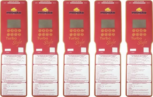 comprar Cj. 5 Decalcos Adesivos Membranas Painel Forno Style Progas