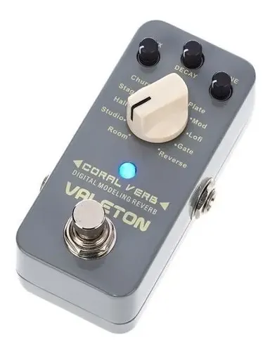 Pedal de efeito Valeton Coral Verb CRV-2 cinza | MercadoLivre
