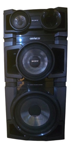 Sistema De Componente Marca Sony Genezi Negro 15100 W