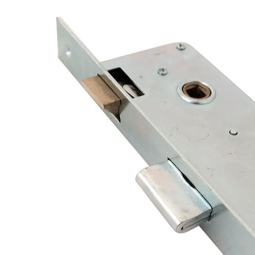 Cerradura para puerta abatible Prive 200 color plateado acabado zincado