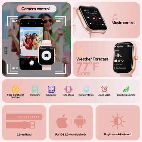 Reloj Inteligente Enomir 2024 Resistente Al Agua Con Pin De
