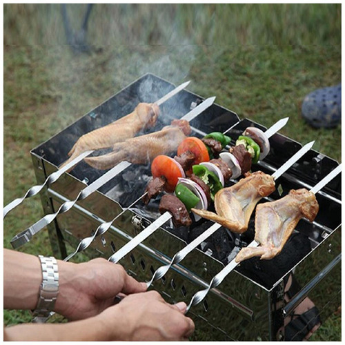 Elementos De Cocina Para Asar, Mxbhl-002, 20 Pzas, 38x0.5 Cm Color Silver