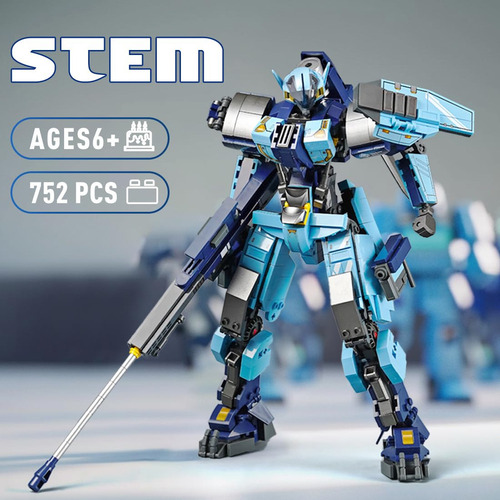 Bloques De Construcción De Robots War Mecha Con Maqueta De J