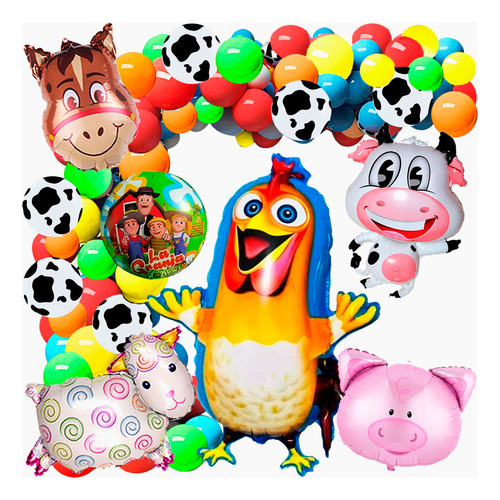 50 Art Globo La Granja De Zenon Animal Granja Vaca Deco764