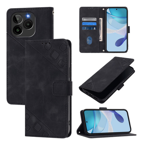 Funda Tipo Cartera Con Tapa Para Blu Bold K10