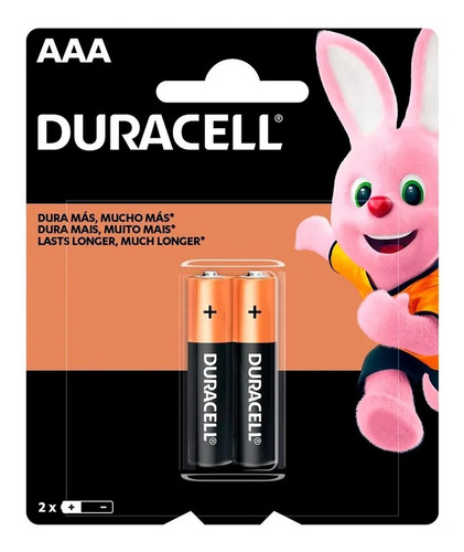 Imagen 1 de 8 de Duracell Pila Aaa X 2 Unidades