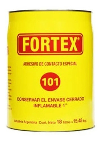 Cemento De Contacto Fortex 101 X 18 Litros