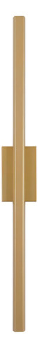 Arandela Indireta Luminalux 45cm Fit Alx0019 3000k Caixa 4x2 Estrutura Dourado Led 4000k