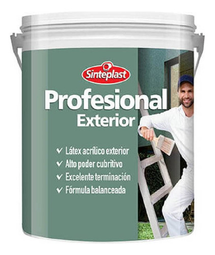 Látex Profesional Exterior Sinteplast | Blanco 20lt