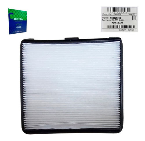 Imagen 2 de 3 de Filtro Aire Acondiciondo A/a Spark
