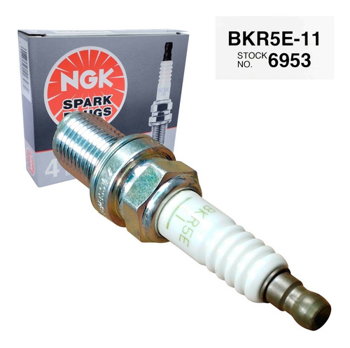 Imagen 4 de 9 de Bujia Ngk Bkr5e-11 Cobre 1 Electrodo Original