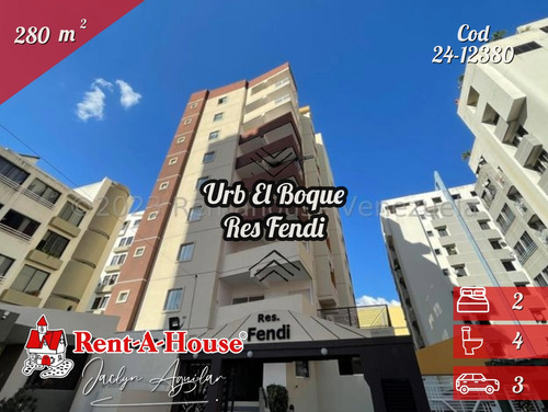 Penthouse En Venta Urb El Bosque Res Fendi 24-12380 Jja