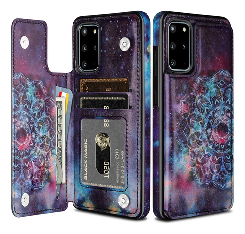 Hiandier Wallet Case Galaxy S20 Plus Estuche Protector Con +